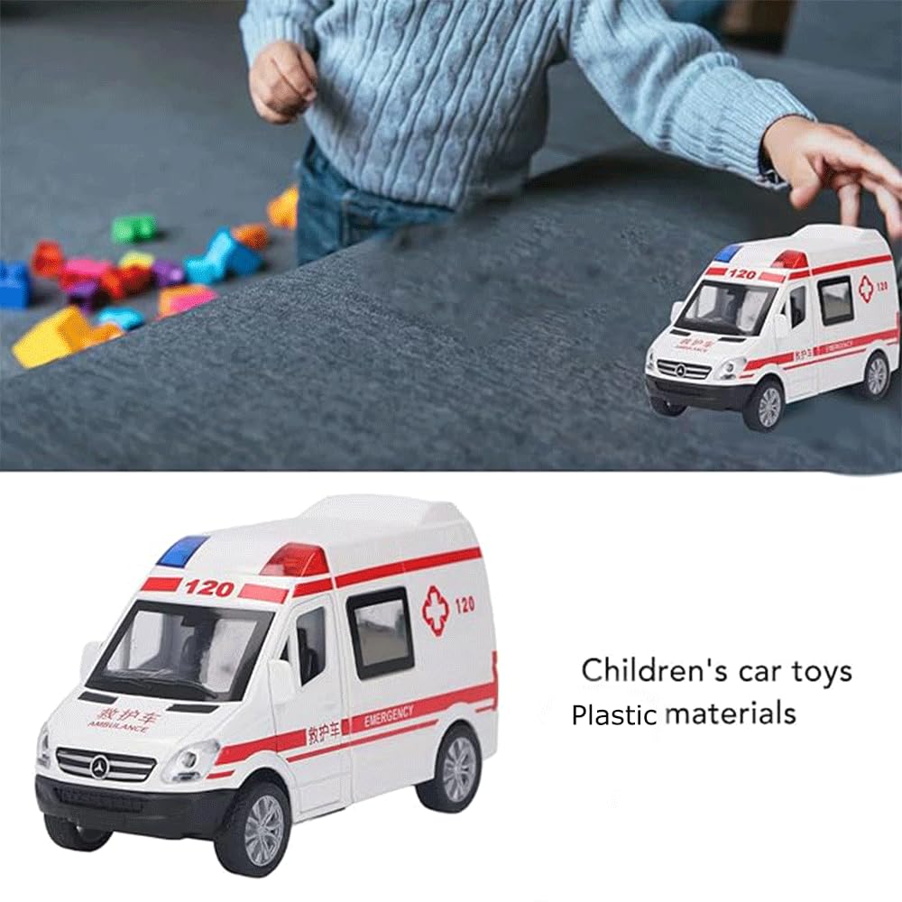 Don't Cry Toys Ambulance Toy for Kids with Light & Sound Effects – Realistic Emergency Vehicle - Don't Cry