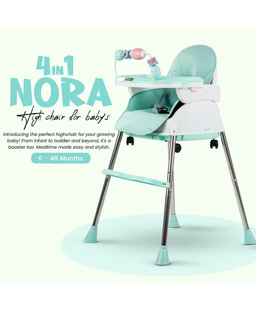 Nora 4-in-1 Convertible High Chair