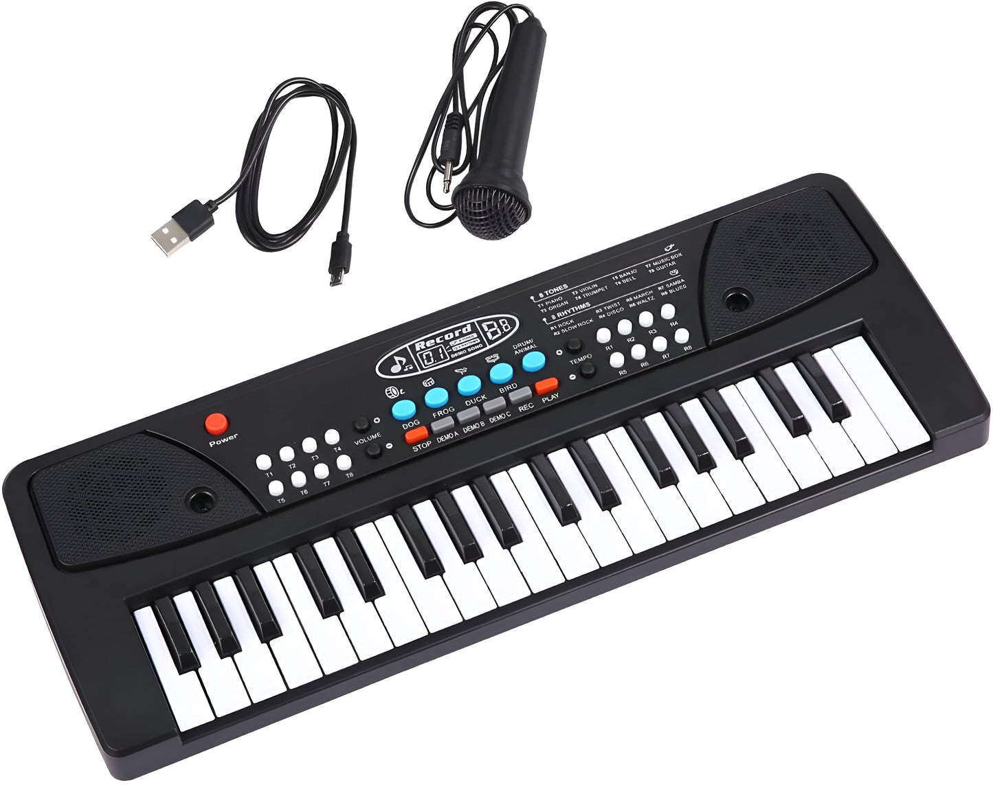 Kids Keyboard Piano with Microphone | 37 Keys, Educational Musical Toy for 3-9 Year Olds - Don't Cry