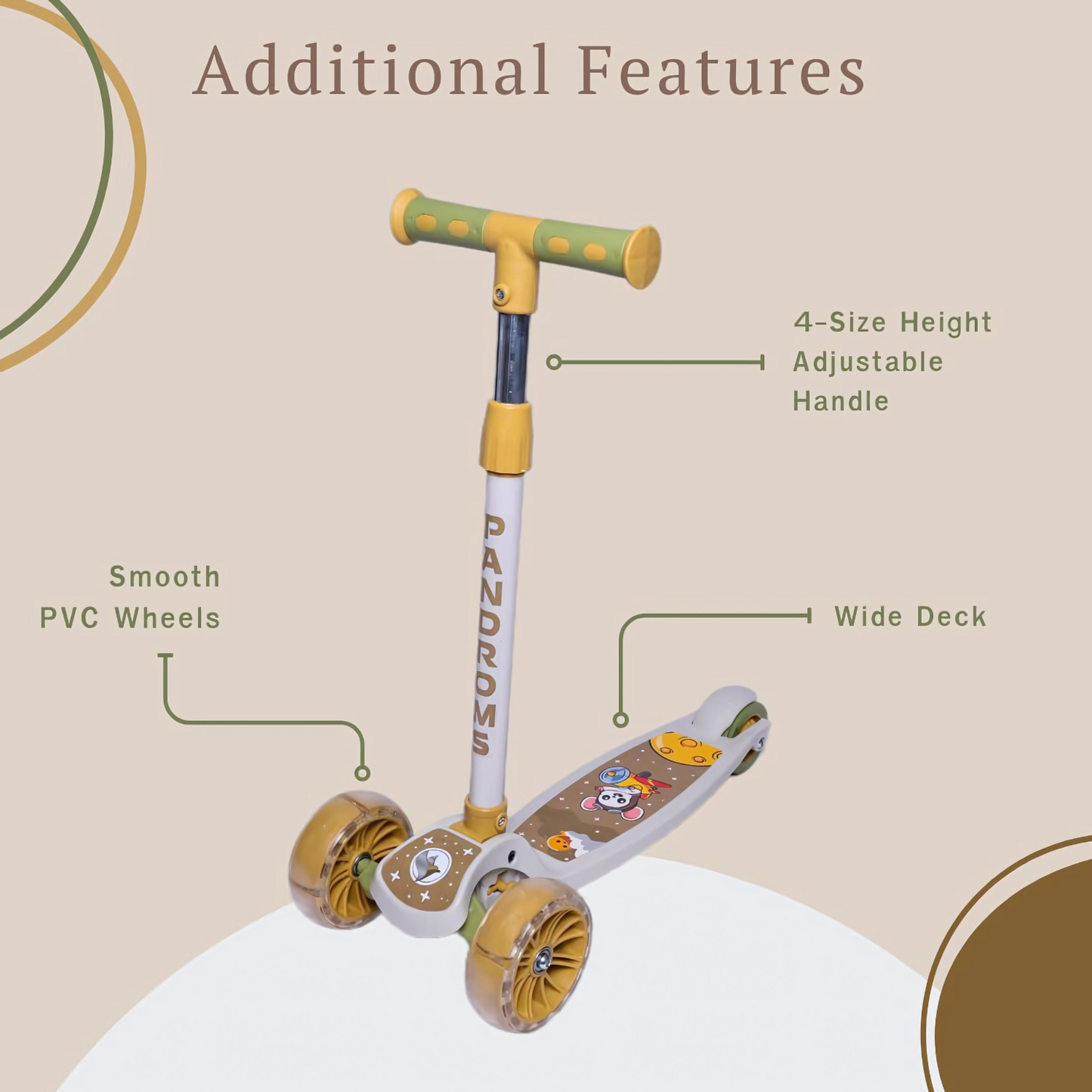 KICK SCOOTER WITH LED