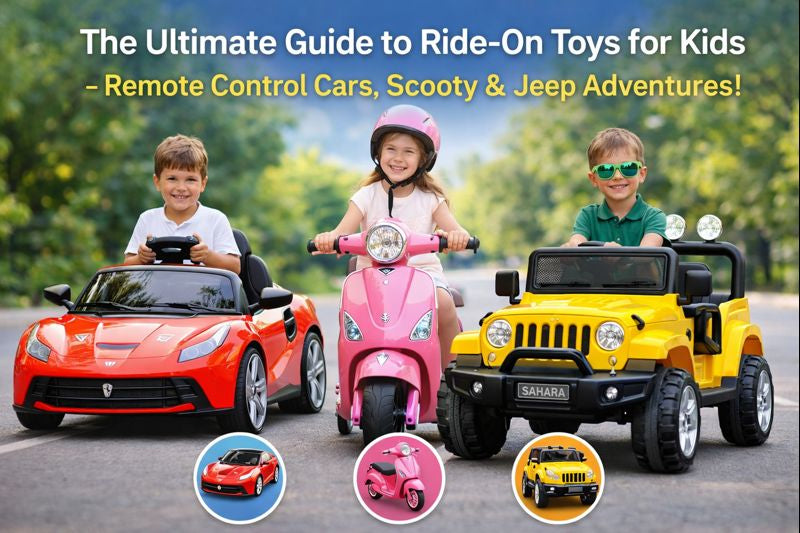 The Ultimate Guide to Ride-On Toys for Kids: Cars, Scooters & Jeeps!