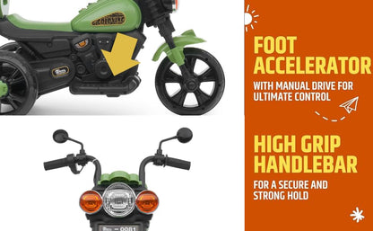 Goldwing Battery Operated Ride-On Electric Bike for Kids