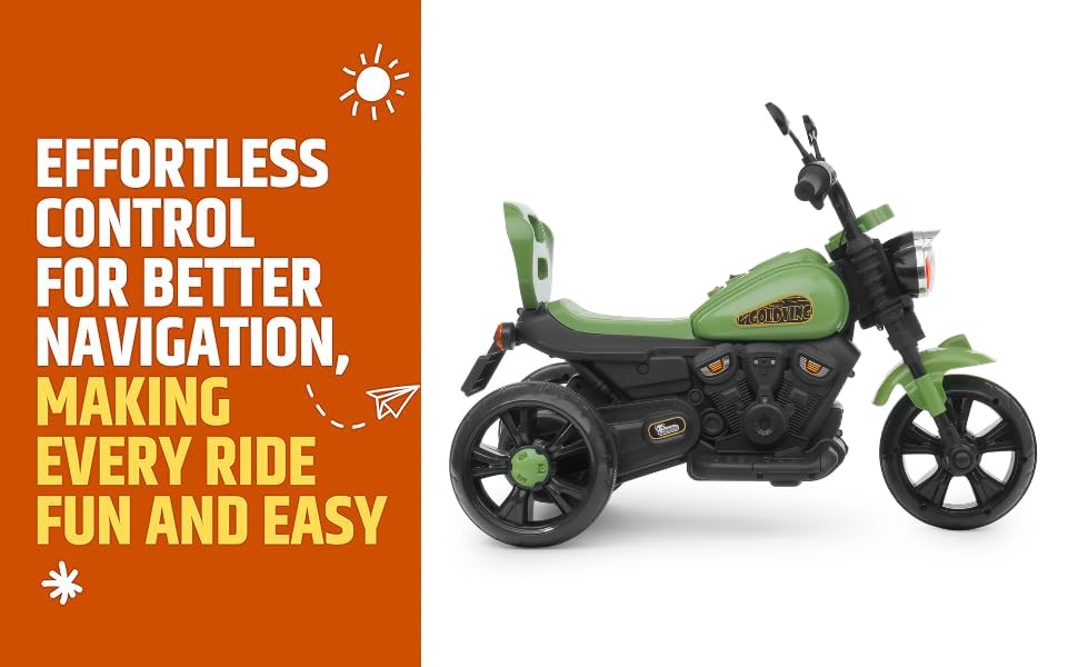 Goldwing Battery Operated Ride-On Electric Bike for Kids