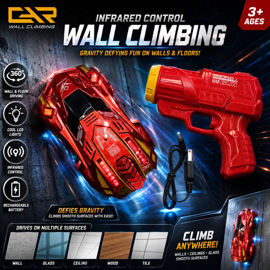 Wall Climbing Rc Stunt Car Toy Infrared Four-way Rotating 360 Degrees Remote