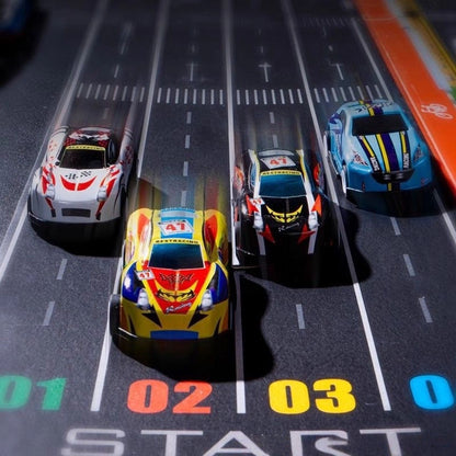 Diecast Mini Car Collection Container Pull Back Tin Car Alloy Racing Club Plastic Carry