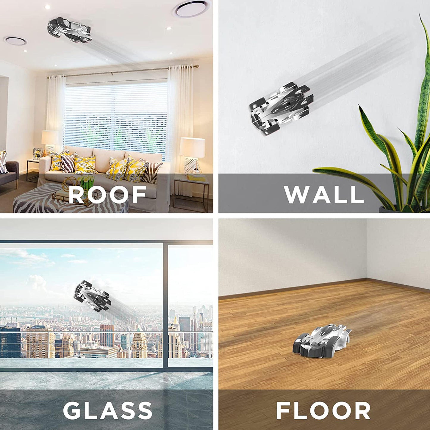 Wall Climbing Rc Stunt Car Toy Infrared Four-way Rotating 360 Degrees Remote Control Vehicle for Children