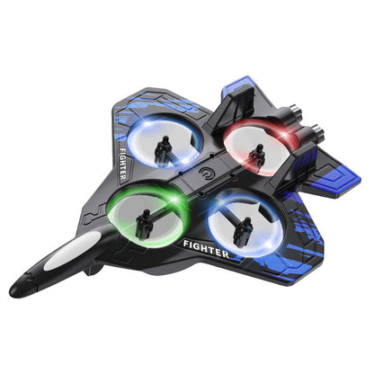 Remote Control Airplane RC Fighter Jet with LED Lights