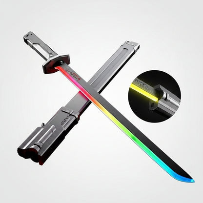 Spark Sword Multicolor Light Sabers Toy Flash Samurai Realistic Smoke