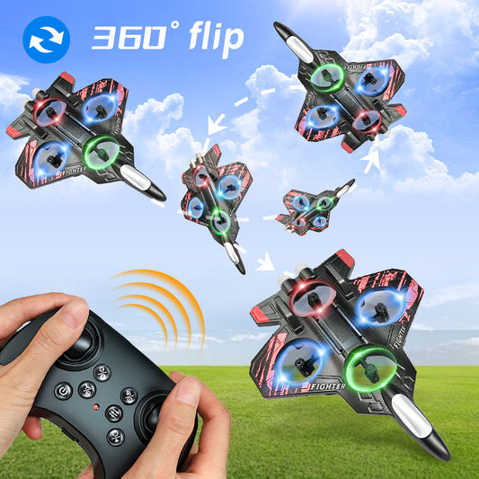 Remote Control Airplane RC Fighter Jet with LED Lights