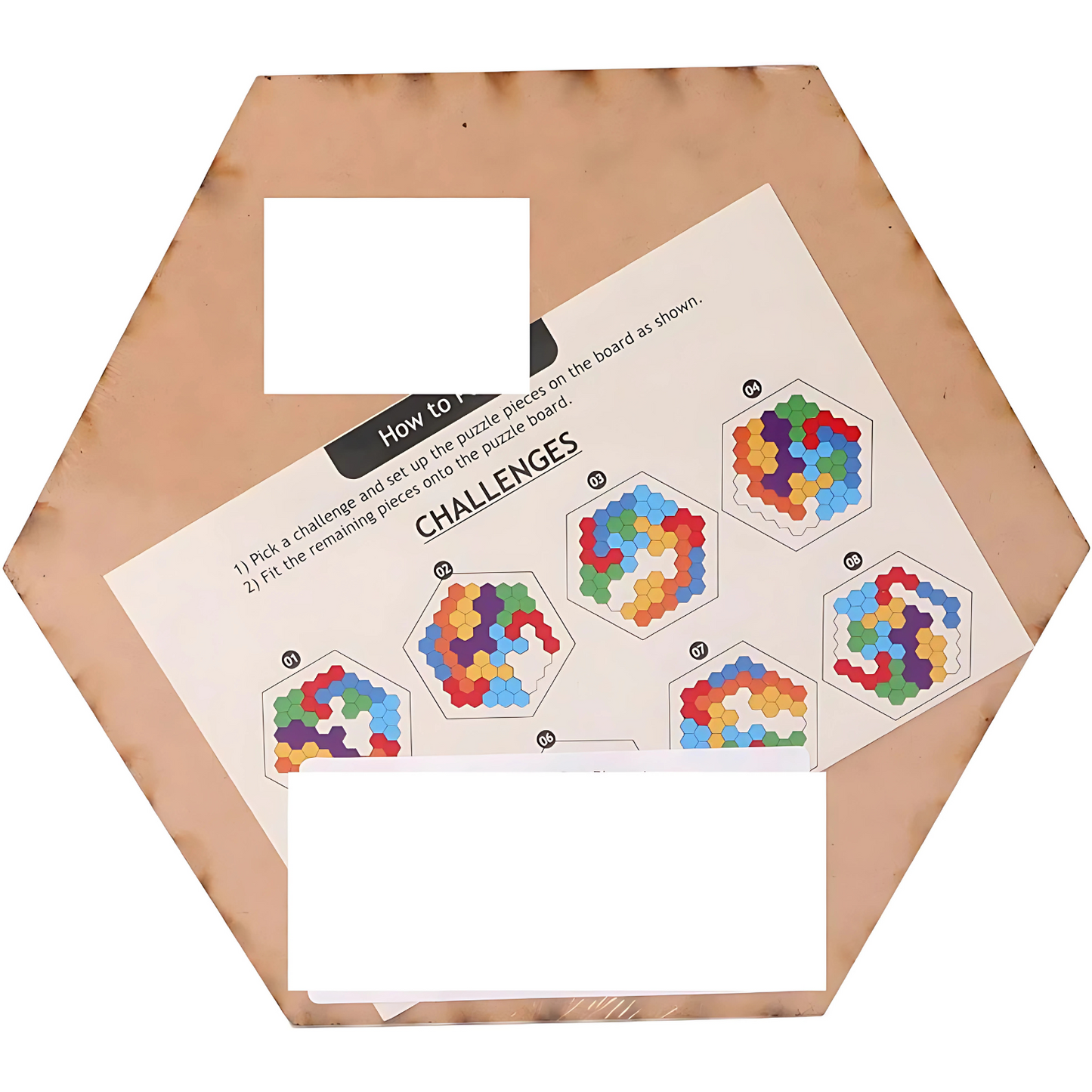 Hexagonal Tangram Puzzle