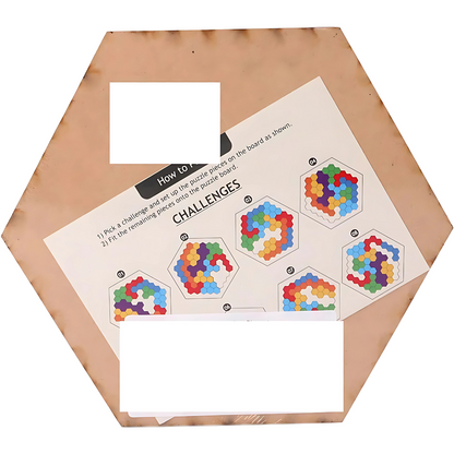 Hexagonal Tangram Puzzle