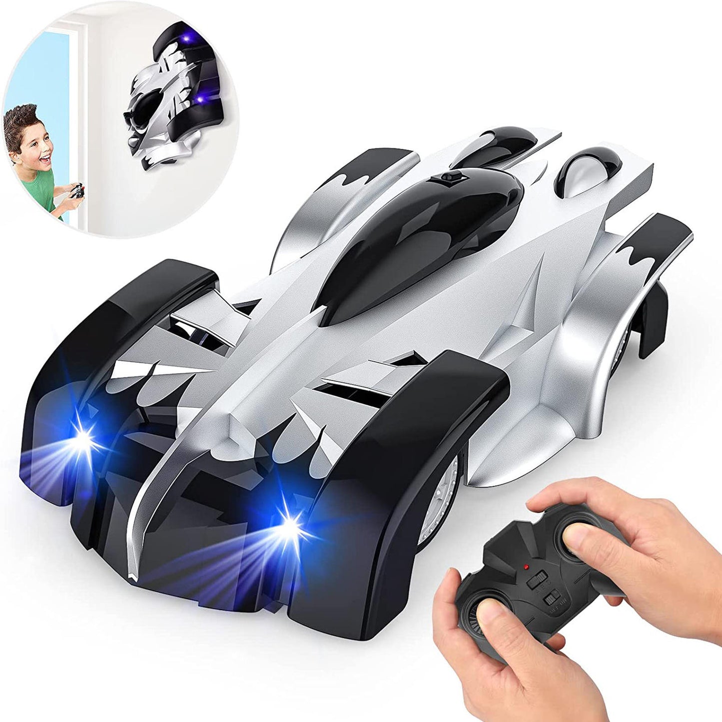 Wall Climbing Rc Stunt Car Toy Infrared Four-way Rotating 360 Degrees Remote Control Vehicle for Children