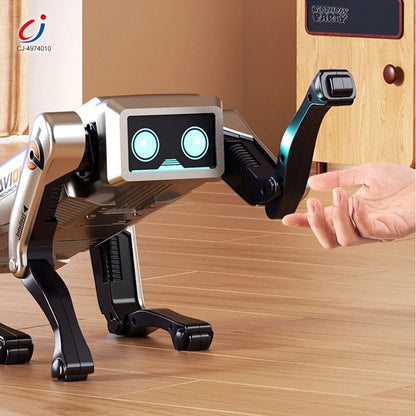 AI Intelligent Robot Dog Toy with Remote Control, Music & Interactive Features