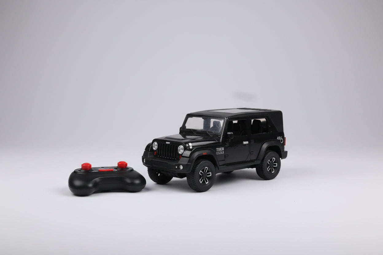 RC Thar Toy Car for Kids – Remote Control Die Cast SUV with Lights & Openable Doors