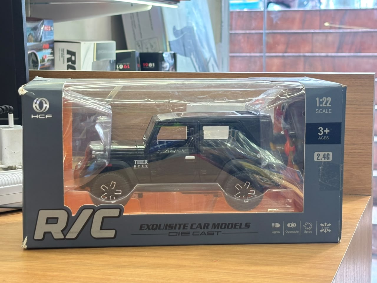 RC Thar Toy Car for Kids – Remote Control Die Cast SUV with Lights & Openable Doors