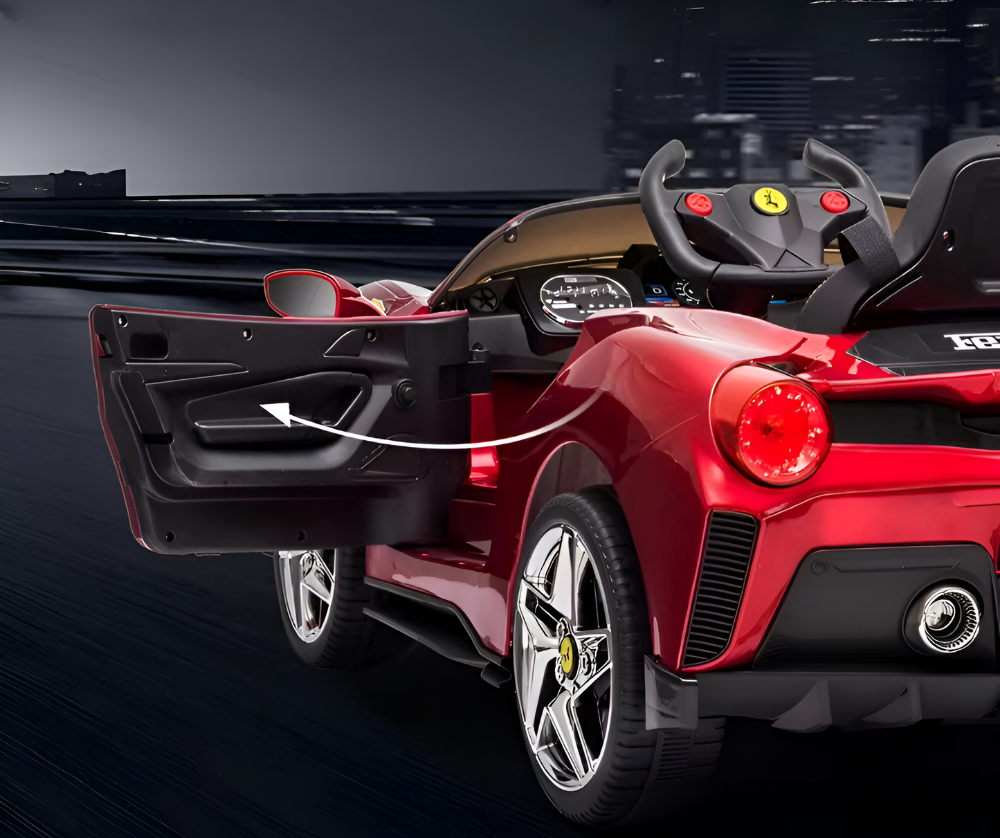 Ferrari F8 12V Battery Operated Ride-On Car for Kids