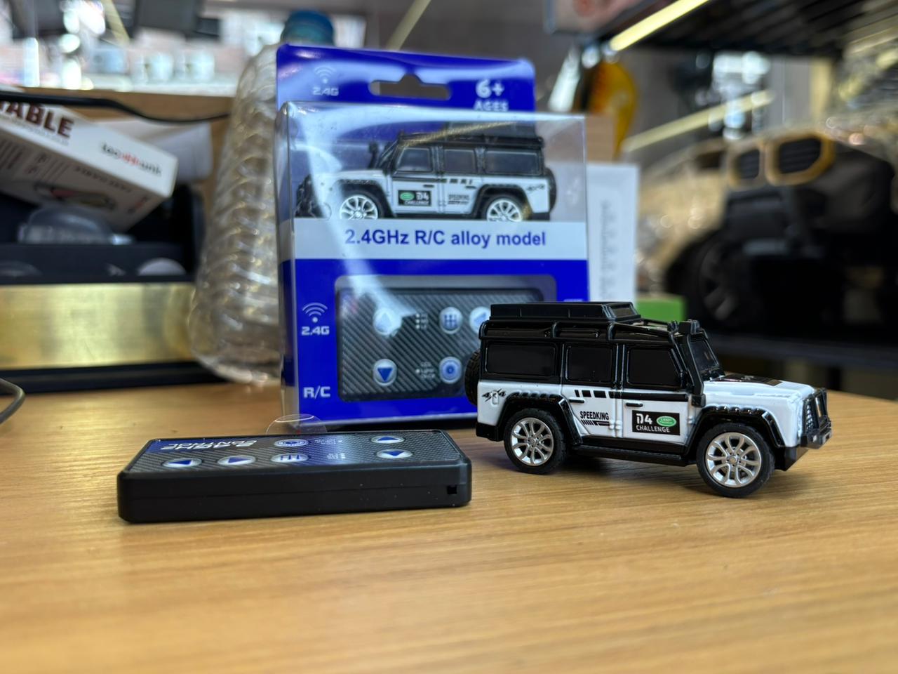 Mini 2.4GHz Remote Control Alloy SUV Car – Pocket Size RC Off-Road Vehicle for Kids