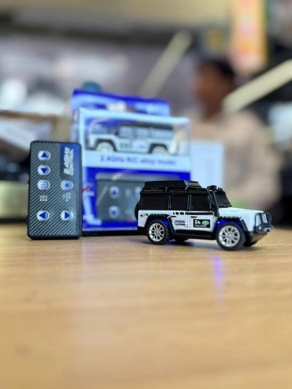 Mini 2.4GHz Remote Control Alloy SUV Car – Pocket Size RC Off-Road Vehicle for Kids