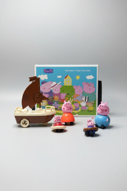 Peppa Pig Family Boat Adventure Toy Set