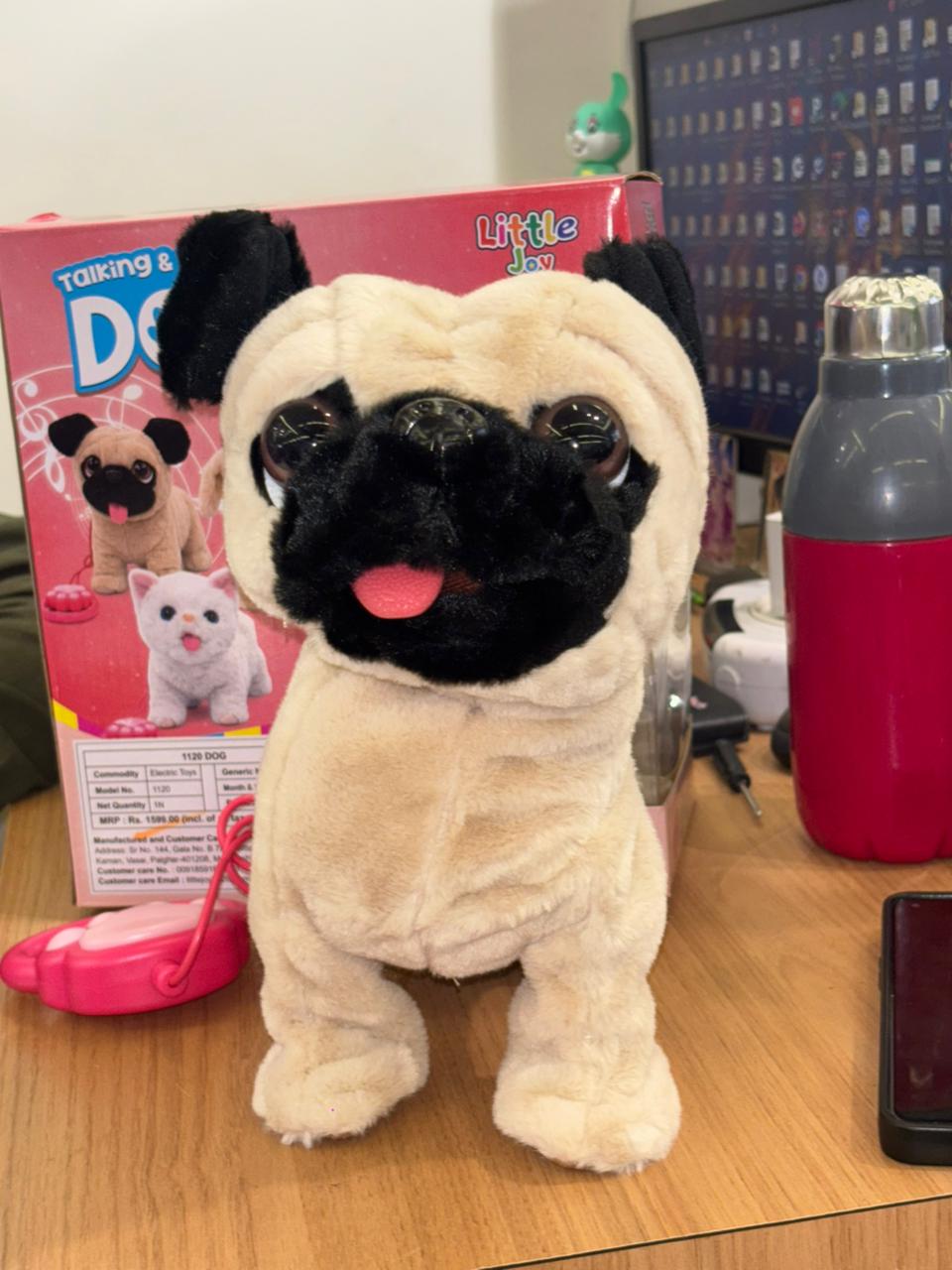 Talking & Walking Intelligent Plush Dog Toy for Kids – Realistic Barking & Repeating Puppy
