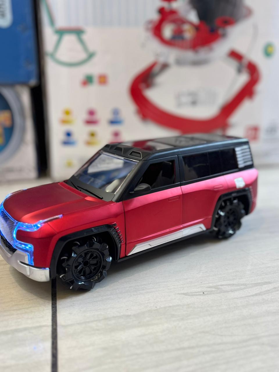 Remote Control SUV – Premium Die-Cast Metal RC Car with Lights & Sound