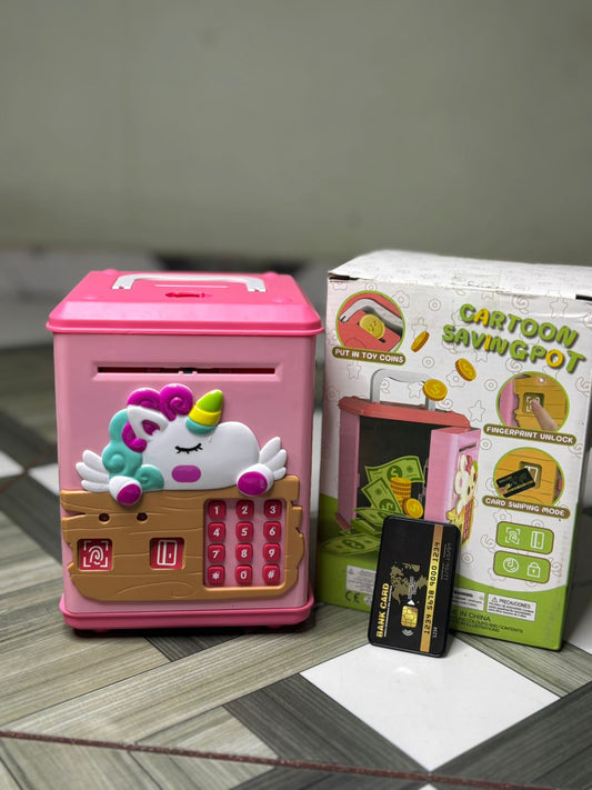 Cartoon Unicorn Money Saving Bank for Kids