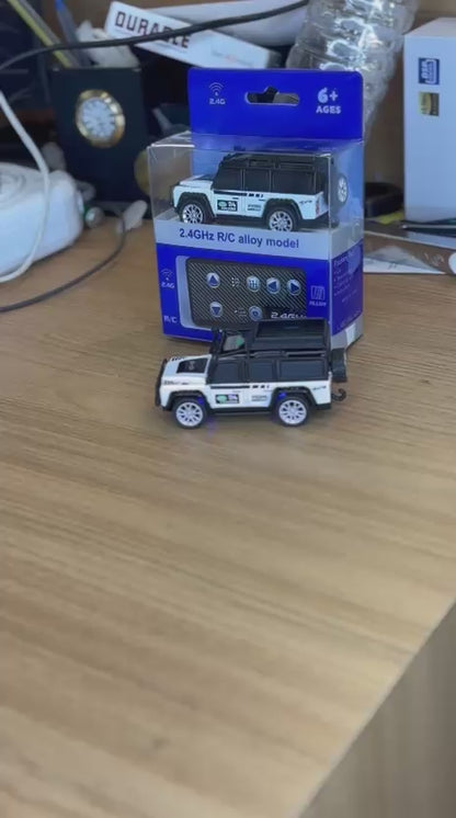 Mini 2.4GHz Remote Control Alloy SUV Car – Pocket Size RC Off-Road Vehicle for Kids