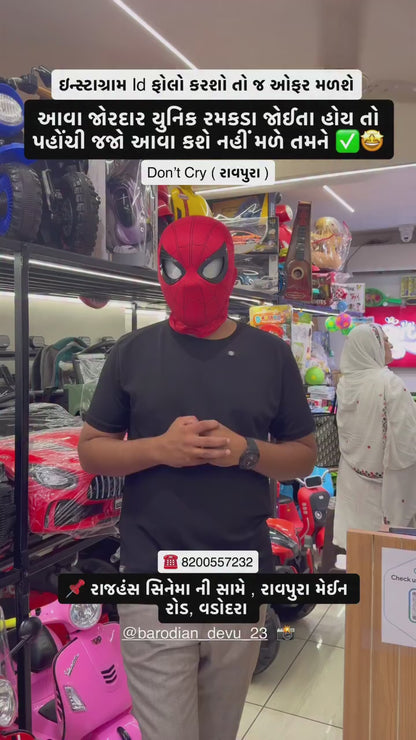 Superhero Spider Mask with Moving Eyes