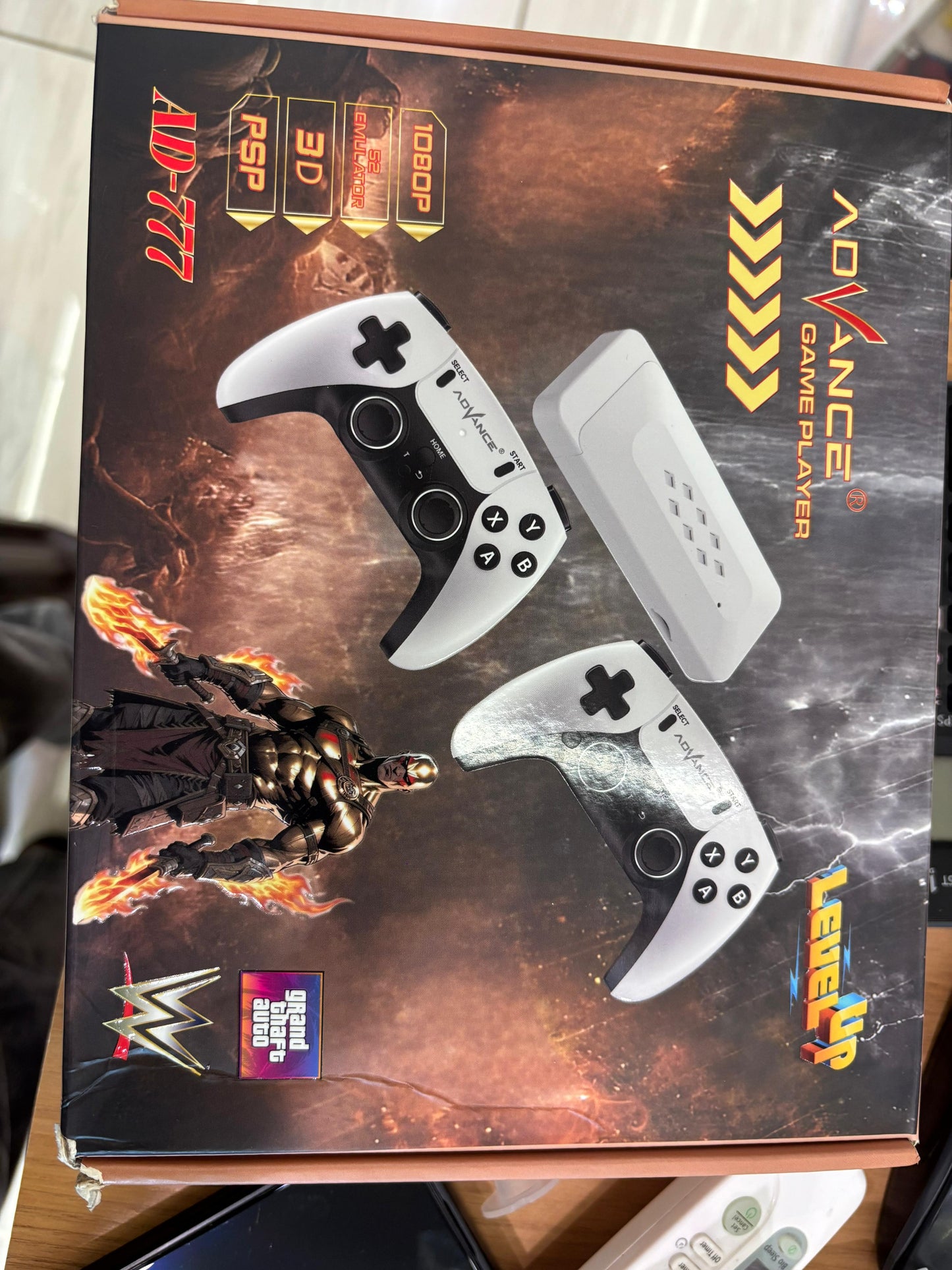 4K Ultra HD Retro Gaming Console Stick with 2 Wireless Controllers – 10,000+ Classic Games
