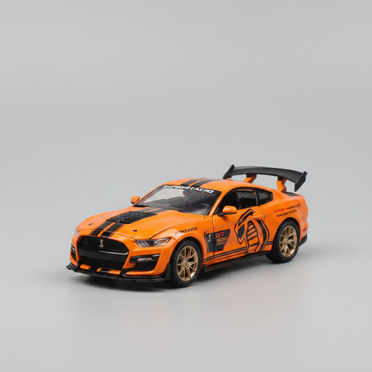 Die-Cast Sports Car Model – Metal Body with Light, Sound & Openable Doors