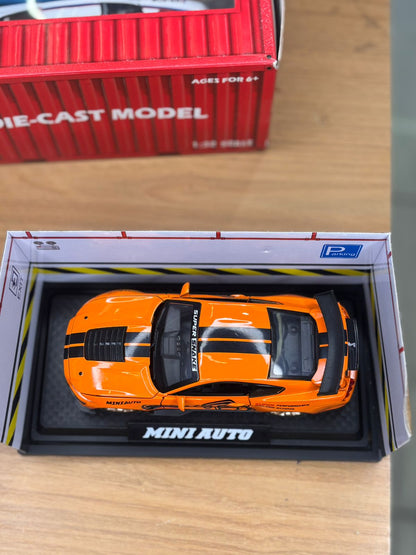 Die-Cast Sports Car Model – Metal Body with Light, Sound & Openable Doors