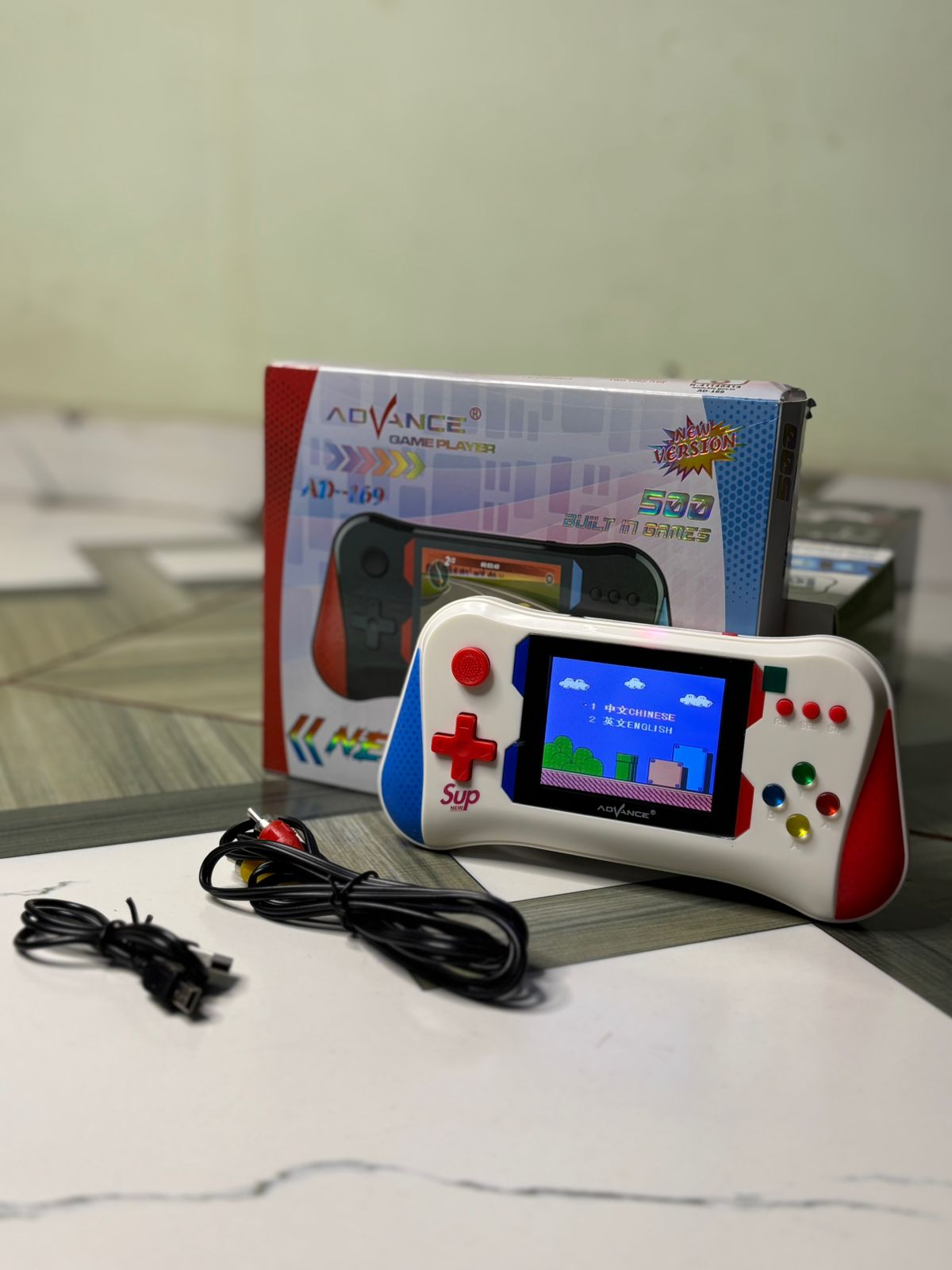 Retro Handheld Gaming Console – 500 Built-in Games