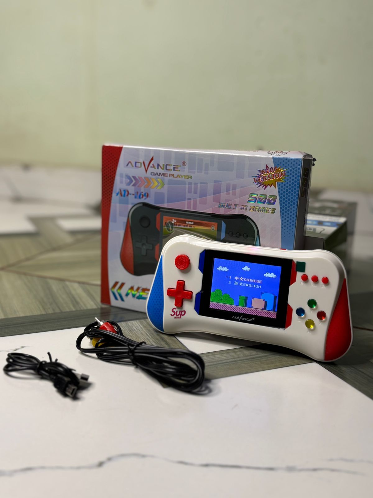 Retro Handheld Gaming Console – 500 Built-in Games