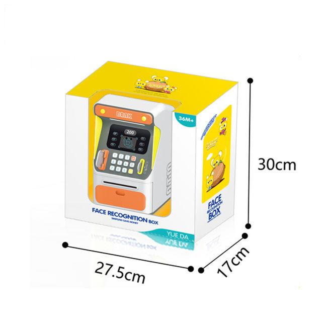 Face Recognition Password Piggy Bank Toys Money Saving Box Mini Atm Toy
