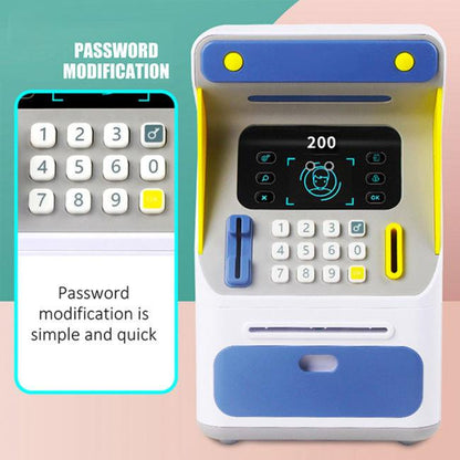 Face Recognition Password Piggy Bank Toys Money Saving Box Mini Atm Toy