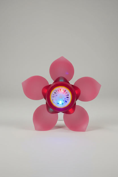 LED Rose Bubble Wand | Automatic Bubble Machine Toy | USB Rechargeable | 10 Bubble Holes