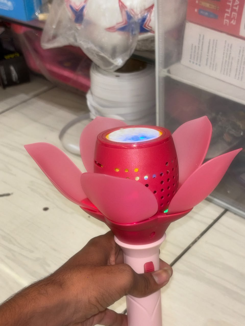 LED Rose Bubble Wand | Automatic Bubble Machine Toy | USB Rechargeable | 10 Bubble Holes